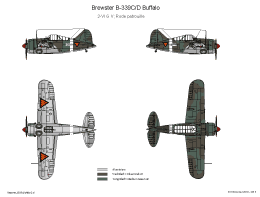 Brewster B339 Buffalo 3 SMALL