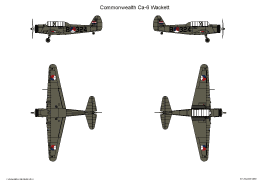 Kleurenschema Commonwealth CA-6 Wackett