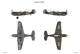 Curtiss P 40N 4 SMALL