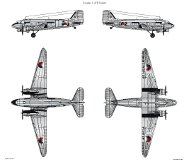 Douglas C47-KLU-3A-SMALL