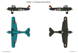 Fokker CVI HS350 2 SMALL