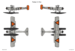 Kleurenschema WFokker C.VIIw.