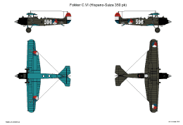 Fokker CVI HS350 2 SMALL