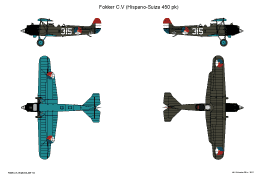 Fokker CVI HS350 2 SMALL