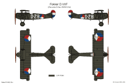 Fokker DVII MLD 2B SMALL
