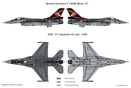 GeneralDynamics F16AM 2006 312Sq 55Jaar SMALL