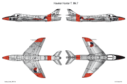 Hawker Hunter TMk7-2-SMALL