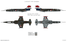 Lockheed F104G Starfighter Display 1968 SMALL