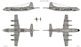 Kleurenschema Lockheed P3C Orion.