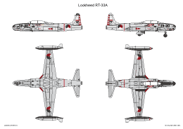 Tweede schema Lockheed RT-33A