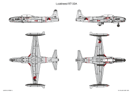 Tweede schema Lockheed RT-33A