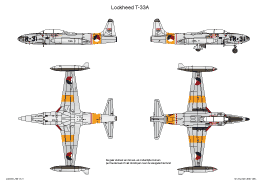 Eerste schema Lockheed T-33A