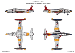 Lockheed T33 SkySharks 1A SMALL