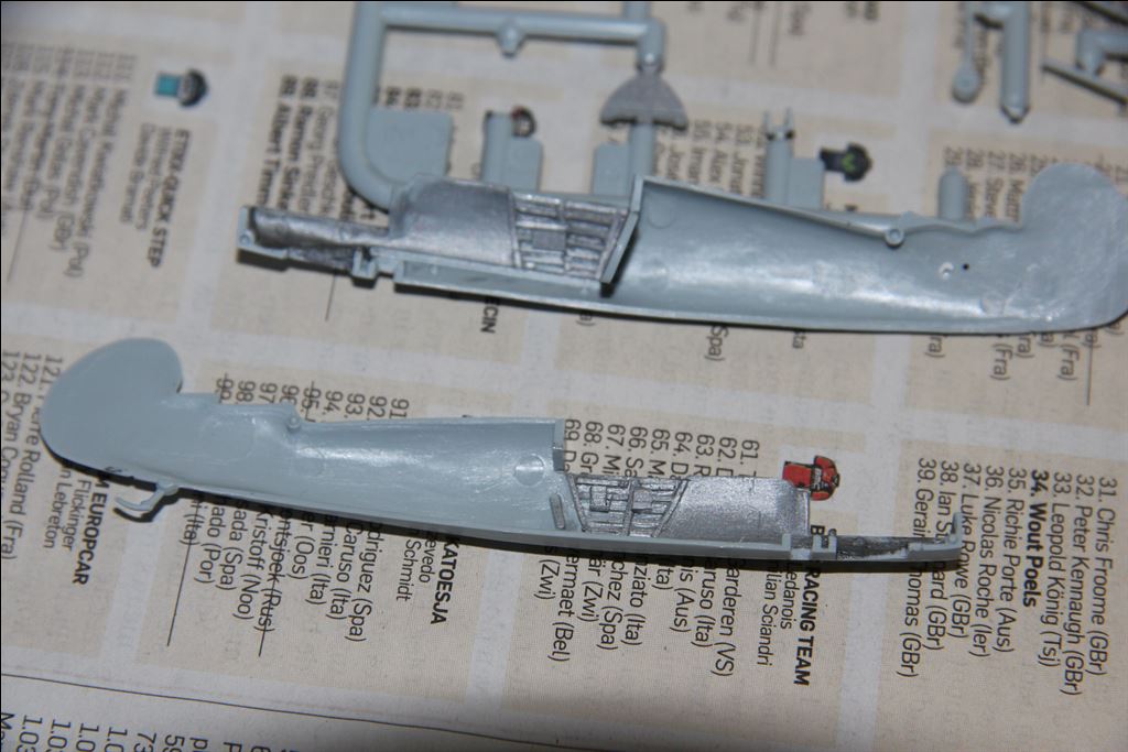 Het frame en instruemntenpanelen