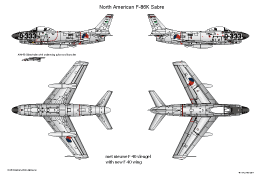 NorthAmerican F86K Sabre 2 SMALL
