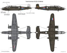 NorthAmerican B25-Schemaas-SMALL