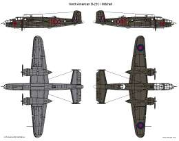 North American B-25C Mitchell-RAF-1-SMALL