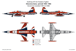 Northrop NF5A DEMO 1983-84-SMALL