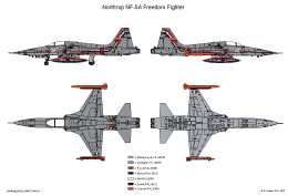 Northrop NF5A DEMO 1983-84-SMALL