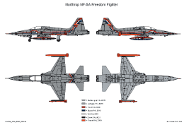 Northrop NF5A DEMO 1983-84-SMALL