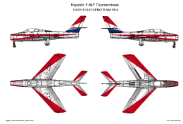 Republic F 84F Thunderstreak Dash4 1958 SMALL