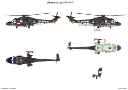 Westland lynx SH 14C MAD SMALL